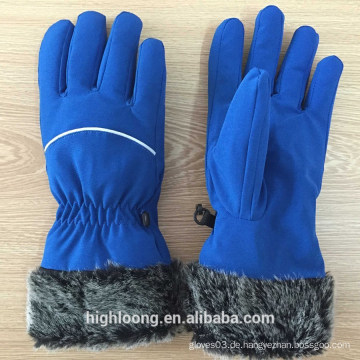 Billig bequeme benutzerdefinierte Ski Handschuh